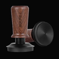 IKAPE V3 calibrated espresso tamper, titanium black base, view 2