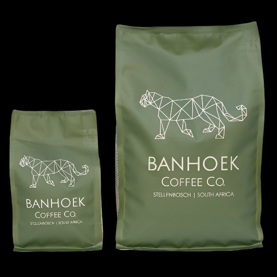 Banhoek coffee beans, roasted in South Africa