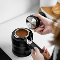 IKAPE press-and-rotate coffee distributor and tamper, view 3