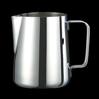 Stainless steel milk frothing pitcher