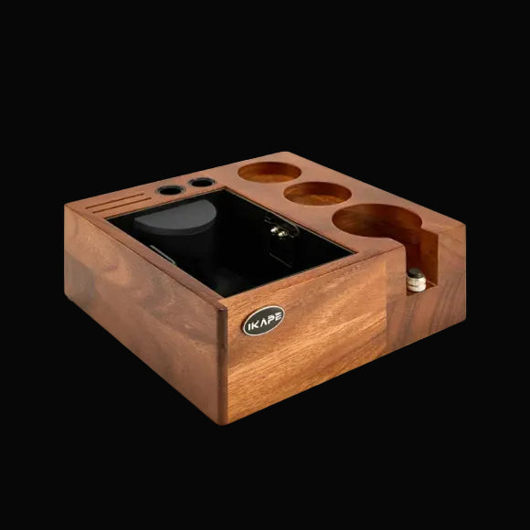 IKAPE V2 Wooden Barista Organiser Box